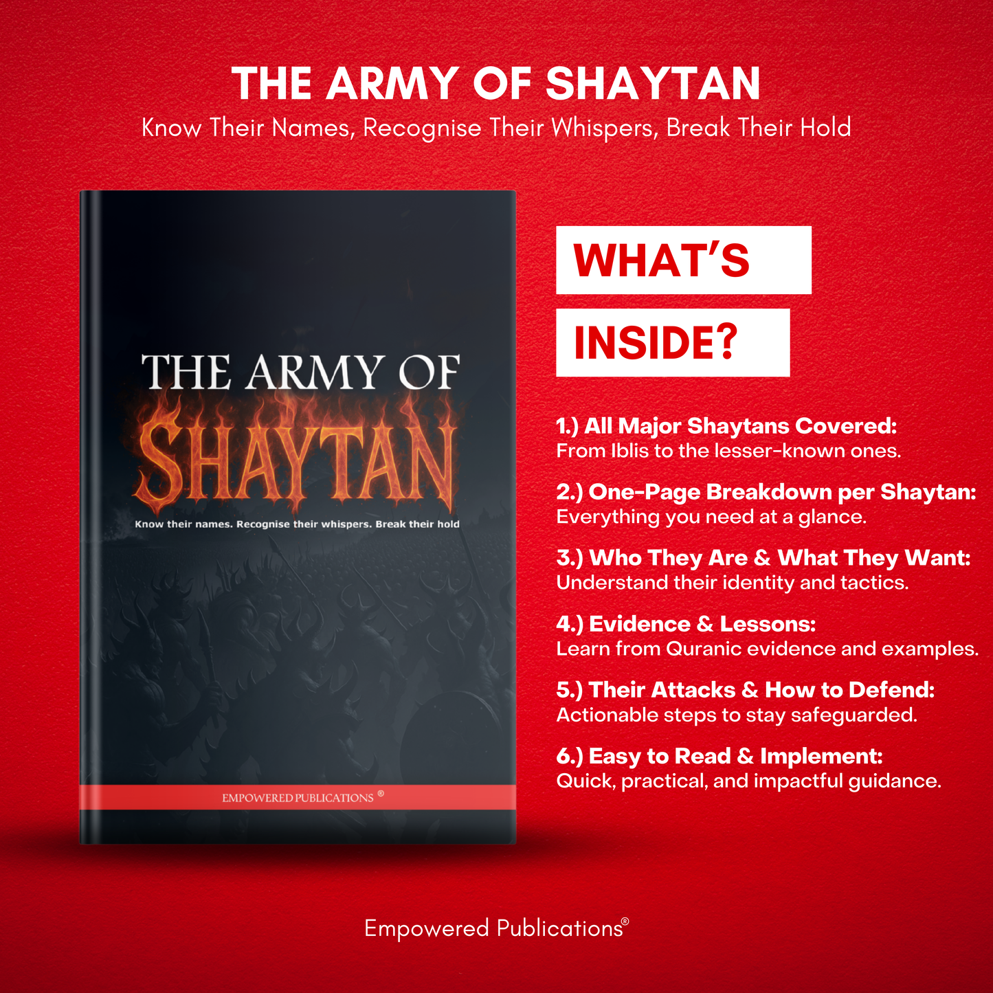 The Army of Shaytan - One Page Outline (A4)