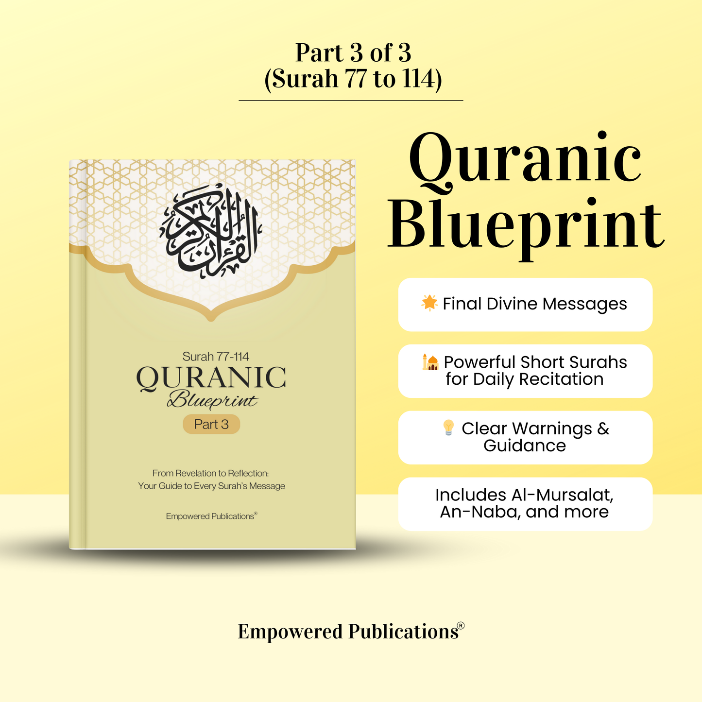 Quranic Blueprint - One Page Surah Outline (A4)