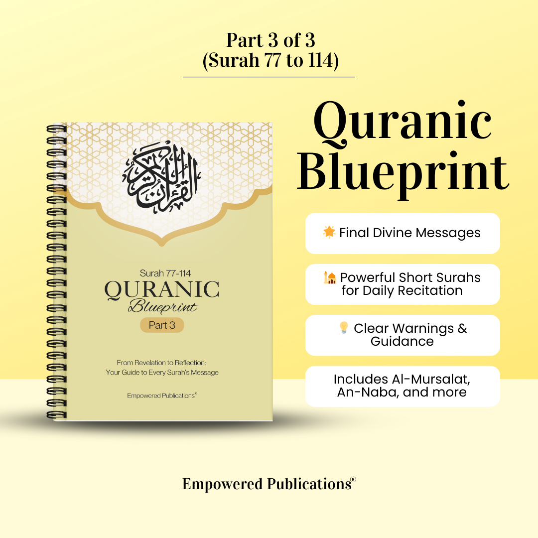 Quranic Blueprint - Complete Package (3 Books + 3 Journals + Full Video Course)