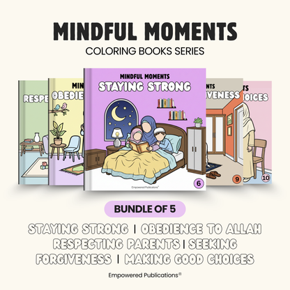 Mindful Moments - Colouring Book Bundle of 10
